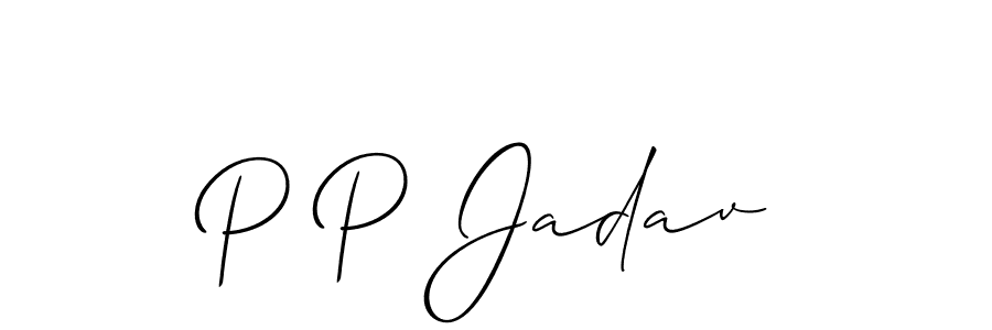 Once you've used our free online signature maker to create your best signature Allison_Script style, it's time to enjoy all of the benefits that P P Jadav name signing documents. P P Jadav signature style 2 images and pictures png