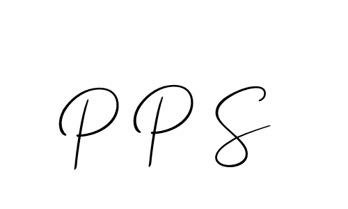 How to make P P S signature? Allison_Script is a professional autograph style. Create handwritten signature for P P S name. P P S signature style 2 images and pictures png