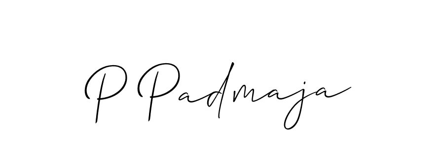 How to Draw P Padmaja signature style? Allison_Script is a latest design signature styles for name P Padmaja. P Padmaja signature style 2 images and pictures png