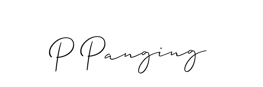 if you are searching for the best signature style for your name P Panging. so please give up your signature search. here we have designed multiple signature styles  using Allison_Script. P Panging signature style 2 images and pictures png