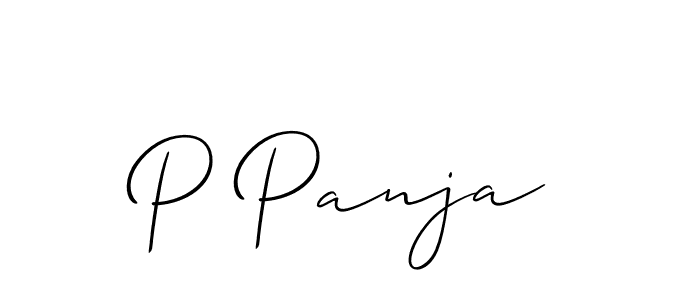 It looks lik you need a new signature style for name P Panja. Design unique handwritten (Allison_Script) signature with our free signature maker in just a few clicks. P Panja signature style 2 images and pictures png