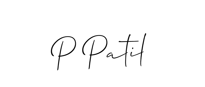 It looks lik you need a new signature style for name P Patil. Design unique handwritten (Allison_Script) signature with our free signature maker in just a few clicks. P Patil signature style 2 images and pictures png