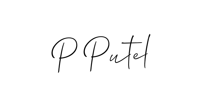 Check out images of Autograph of P Putel name. Actor P Putel Signature Style. Allison_Script is a professional sign style online. P Putel signature style 2 images and pictures png