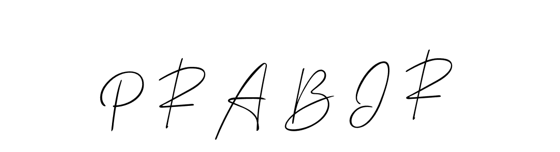 Best and Professional Signature Style for P R A B I R. Allison_Script Best Signature Style Collection. P R A B I R signature style 2 images and pictures png