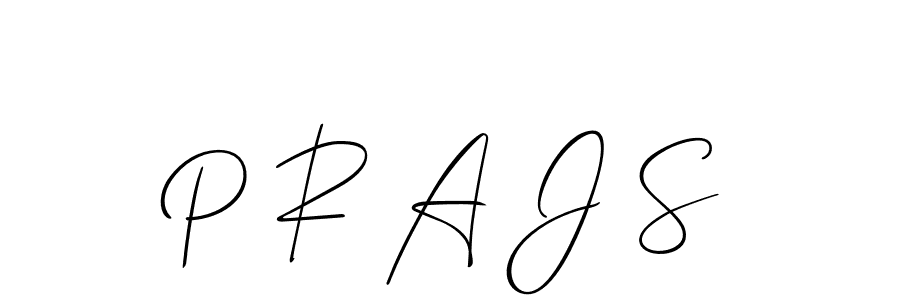 Similarly Allison_Script is the best handwritten signature design. Signature creator online .You can use it as an online autograph creator for name P R A J S. P R A J S signature style 2 images and pictures png