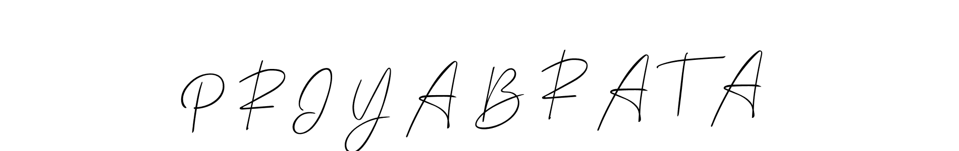 if you are searching for the best signature style for your name P R I Y A B R A T A. so please give up your signature search. here we have designed multiple signature styles  using Allison_Script. P R I Y A B R A T A signature style 2 images and pictures png