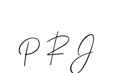 How to make P R J name signature. Use Allison_Script style for creating short signs online. This is the latest handwritten sign. P R J signature style 2 images and pictures png