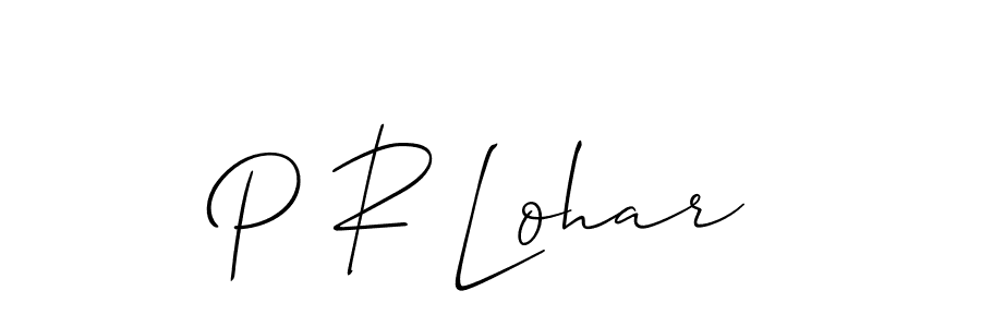 Make a beautiful signature design for name P R Lohar. Use this online signature maker to create a handwritten signature for free. P R Lohar signature style 2 images and pictures png