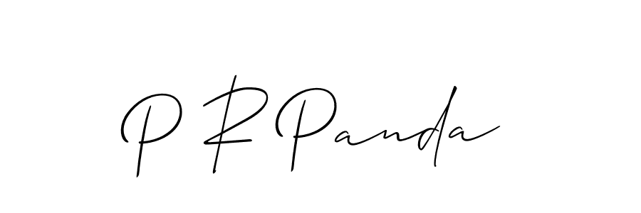 P R Panda stylish signature style. Best Handwritten Sign (Allison_Script) for my name. Handwritten Signature Collection Ideas for my name P R Panda. P R Panda signature style 2 images and pictures png