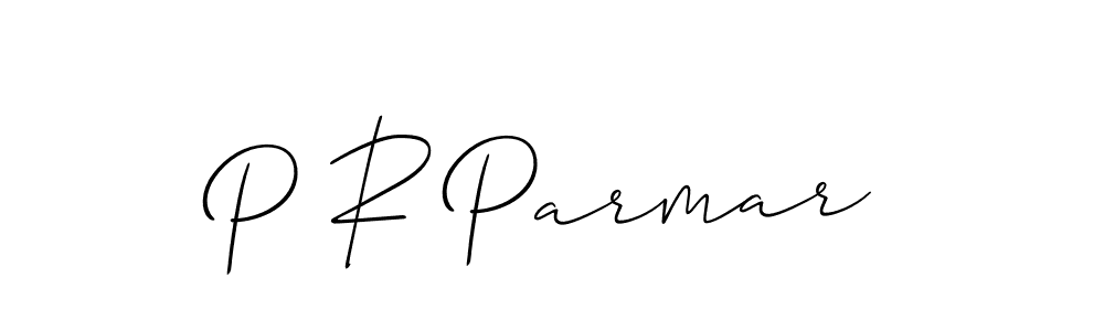 Make a short P R Parmar signature style. Manage your documents anywhere anytime using Allison_Script. Create and add eSignatures, submit forms, share and send files easily. P R Parmar signature style 2 images and pictures png