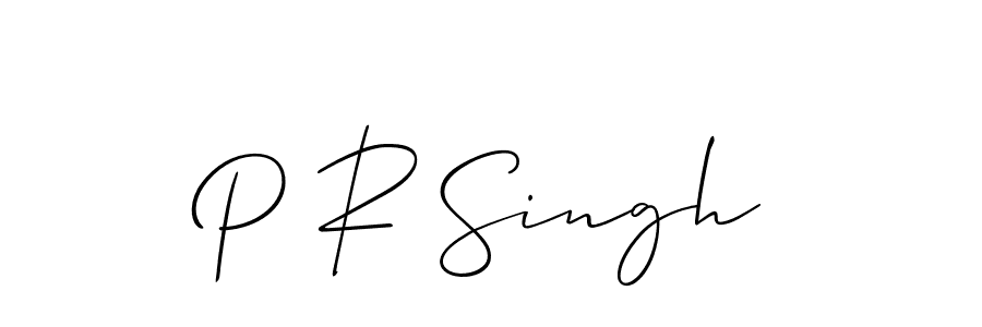 Also we have P R Singh name is the best signature style. Create professional handwritten signature collection using Allison_Script autograph style. P R Singh signature style 2 images and pictures png