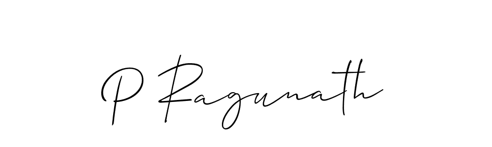 Best and Professional Signature Style for P Ragunath. Allison_Script Best Signature Style Collection. P Ragunath signature style 2 images and pictures png