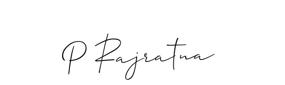 Make a beautiful signature design for name P Rajratna. Use this online signature maker to create a handwritten signature for free. P Rajratna signature style 2 images and pictures png