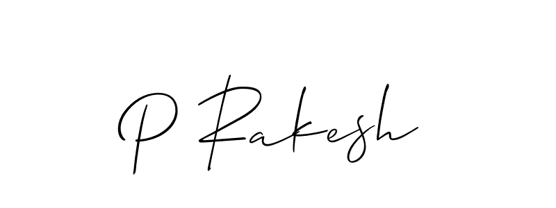 P Rakesh stylish signature style. Best Handwritten Sign (Allison_Script) for my name. Handwritten Signature Collection Ideas for my name P Rakesh. P Rakesh signature style 2 images and pictures png