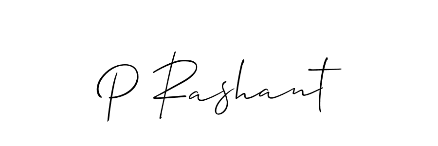 Best and Professional Signature Style for P Rashant. Allison_Script Best Signature Style Collection. P Rashant signature style 2 images and pictures png