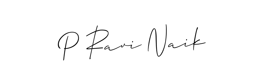 Make a beautiful signature design for name P Ravi Naik. Use this online signature maker to create a handwritten signature for free. P Ravi Naik signature style 2 images and pictures png