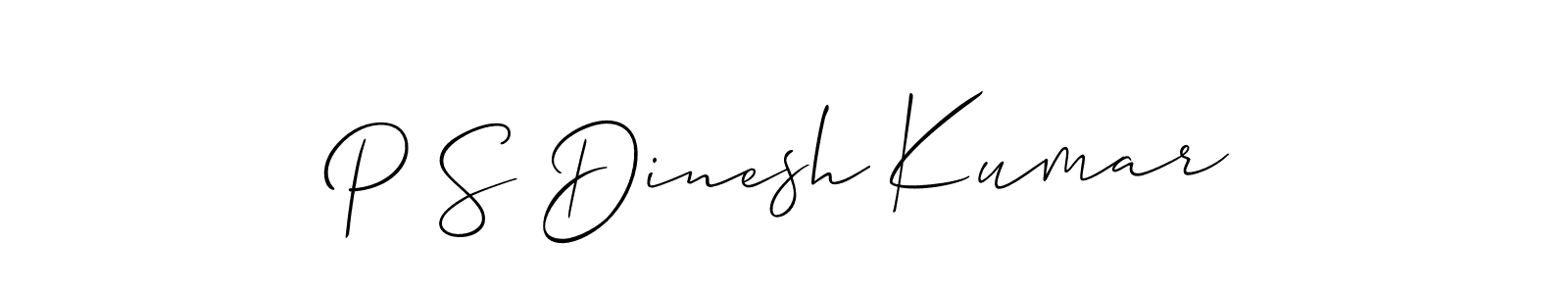 Here are the top 10 professional signature styles for the name P S Dinesh Kumar. These are the best autograph styles you can use for your name. P S Dinesh Kumar signature style 2 images and pictures png