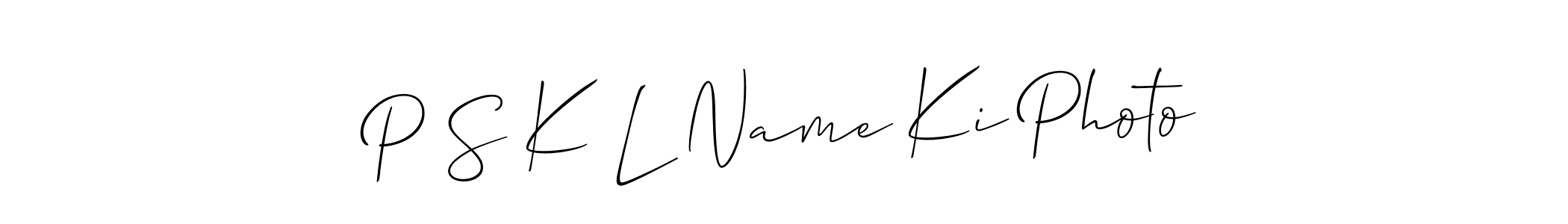 Check out images of Autograph of P S K L Name Ki Photo name. Actor P S K L Name Ki Photo Signature Style. Allison_Script is a professional sign style online. P S K L Name Ki Photo signature style 2 images and pictures png