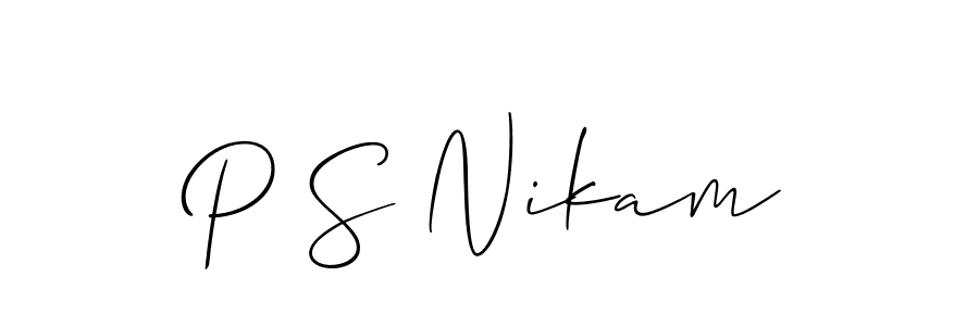Check out images of Autograph of P S Nikam name. Actor P S Nikam Signature Style. Allison_Script is a professional sign style online. P S Nikam signature style 2 images and pictures png