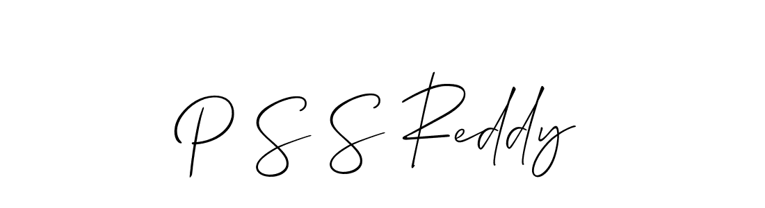 How to Draw P S S Reddy signature style? Allison_Script is a latest design signature styles for name P S S Reddy. P S S Reddy signature style 2 images and pictures png