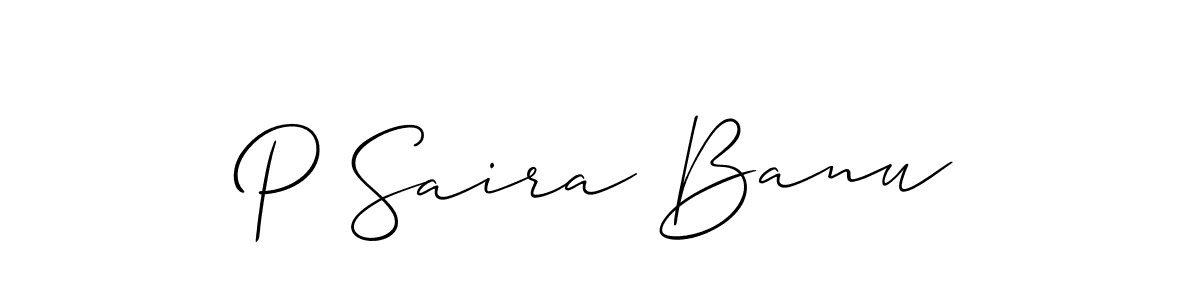 Here are the top 10 professional signature styles for the name P Saira Banu. These are the best autograph styles you can use for your name. P Saira Banu signature style 2 images and pictures png