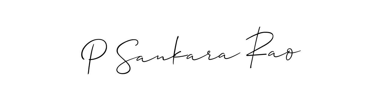 P Sankara Rao stylish signature style. Best Handwritten Sign (Allison_Script) for my name. Handwritten Signature Collection Ideas for my name P Sankara Rao. P Sankara Rao signature style 2 images and pictures png