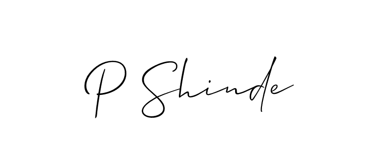 How to Draw P Shinde signature style? Allison_Script is a latest design signature styles for name P Shinde. P Shinde signature style 2 images and pictures png