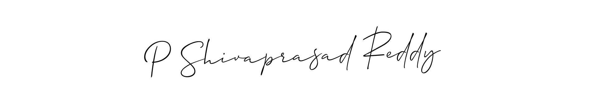 Once you've used our free online signature maker to create your best signature Allison_Script style, it's time to enjoy all of the benefits that P Shivaprasad Reddy name signing documents. P Shivaprasad Reddy signature style 2 images and pictures png