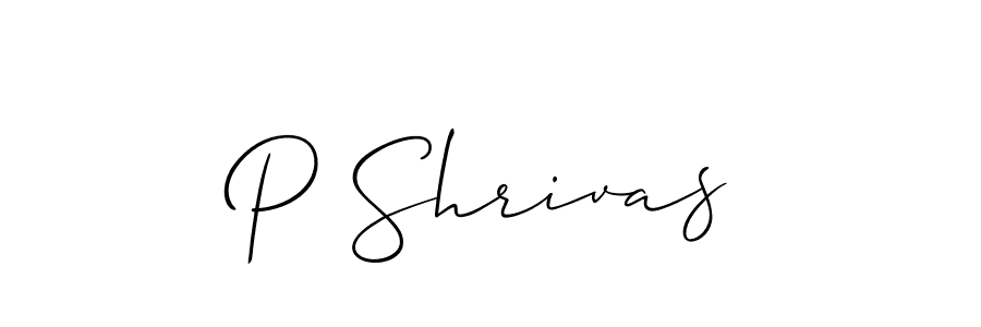 You can use this online signature creator to create a handwritten signature for the name P Shrivas. This is the best online autograph maker. P Shrivas signature style 2 images and pictures png