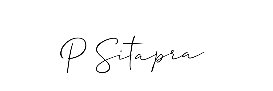 Make a short P Sitapra signature style. Manage your documents anywhere anytime using Allison_Script. Create and add eSignatures, submit forms, share and send files easily. P Sitapra signature style 2 images and pictures png