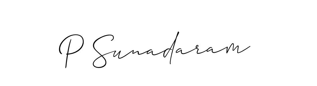 You can use this online signature creator to create a handwritten signature for the name P Sunadaram. This is the best online autograph maker. P Sunadaram signature style 2 images and pictures png