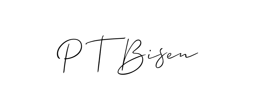 Once you've used our free online signature maker to create your best signature Allison_Script style, it's time to enjoy all of the benefits that P T Bisen name signing documents. P T Bisen signature style 2 images and pictures png