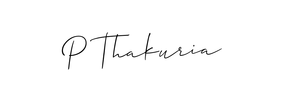 Also You can easily find your signature by using the search form. We will create P Thakuria name handwritten signature images for you free of cost using Allison_Script sign style. P Thakuria signature style 2 images and pictures png