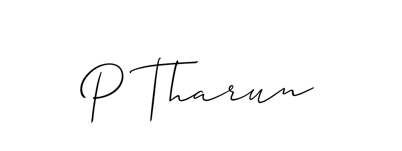 Here are the top 10 professional signature styles for the name P Tharun. These are the best autograph styles you can use for your name. P Tharun signature style 2 images and pictures png