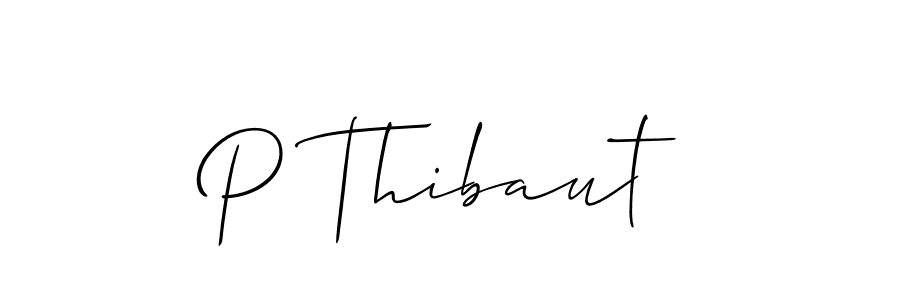 Allison_Script is a professional signature style that is perfect for those who want to add a touch of class to their signature. It is also a great choice for those who want to make their signature more unique. Get P Thibaut name to fancy signature for free. P Thibaut signature style 2 images and pictures png