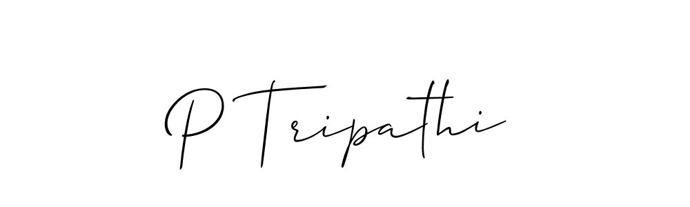 How to Draw P Tripathi signature style? Allison_Script is a latest design signature styles for name P Tripathi. P Tripathi signature style 2 images and pictures png