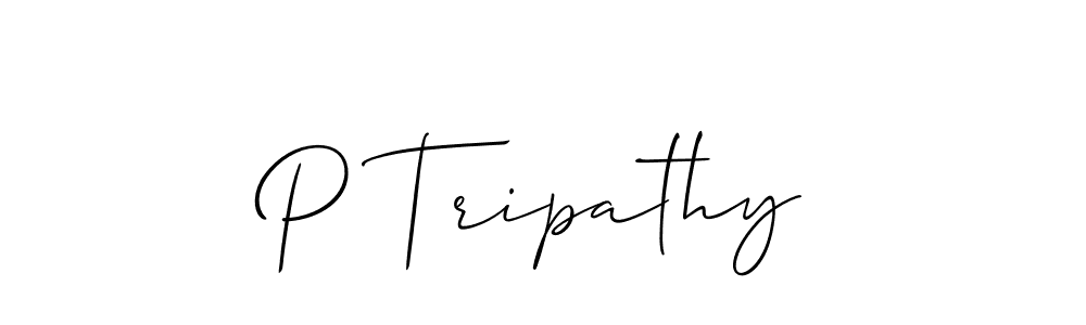 P Tripathy stylish signature style. Best Handwritten Sign (Allison_Script) for my name. Handwritten Signature Collection Ideas for my name P Tripathy. P Tripathy signature style 2 images and pictures png