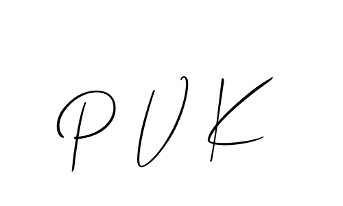 Best and Professional Signature Style for P V K. Allison_Script Best Signature Style Collection. P V K signature style 2 images and pictures png