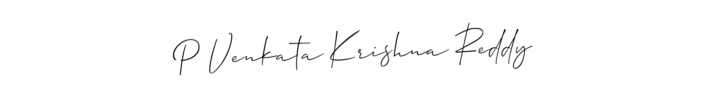 P Venkata Krishna Reddy stylish signature style. Best Handwritten Sign (Allison_Script) for my name. Handwritten Signature Collection Ideas for my name P Venkata Krishna Reddy. P Venkata Krishna Reddy signature style 2 images and pictures png