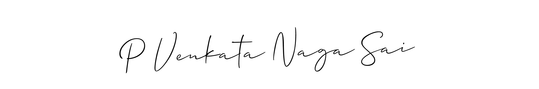 Best and Professional Signature Style for P Venkata Naga Sai. Allison_Script Best Signature Style Collection. P Venkata Naga Sai signature style 2 images and pictures png