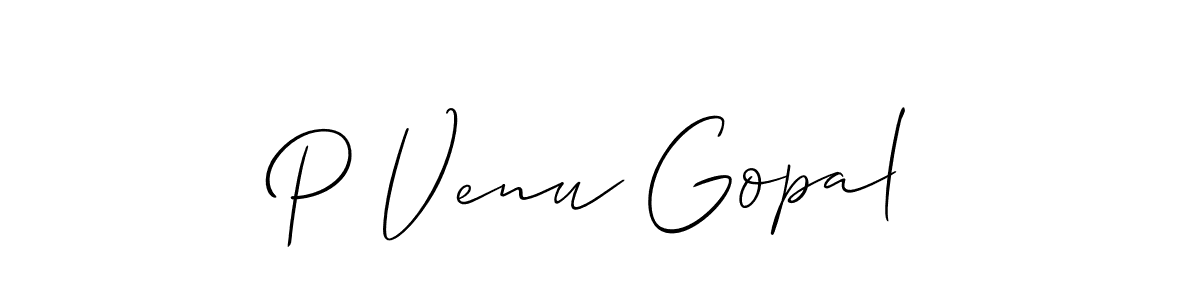 This is the best signature style for the P Venu Gopal name. Also you like these signature font (Allison_Script). Mix name signature. P Venu Gopal signature style 2 images and pictures png