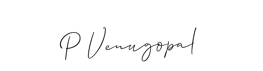 It looks lik you need a new signature style for name P Venugopal. Design unique handwritten (Allison_Script) signature with our free signature maker in just a few clicks. P Venugopal signature style 2 images and pictures png