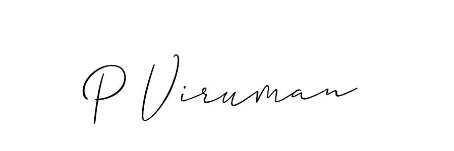 Allison_Script is a professional signature style that is perfect for those who want to add a touch of class to their signature. It is also a great choice for those who want to make their signature more unique. Get P Viruman name to fancy signature for free. P Viruman signature style 2 images and pictures png