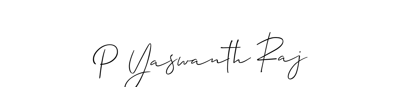 P Yaswanth Raj stylish signature style. Best Handwritten Sign (Allison_Script) for my name. Handwritten Signature Collection Ideas for my name P Yaswanth Raj. P Yaswanth Raj signature style 2 images and pictures png