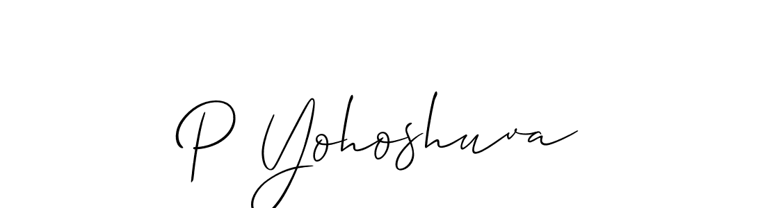 Best and Professional Signature Style for P Yohoshuva. Allison_Script Best Signature Style Collection. P Yohoshuva signature style 2 images and pictures png