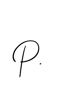 How to make P. signature? Allison_Script is a professional autograph style. Create handwritten signature for P. name. P. signature style 2 images and pictures png