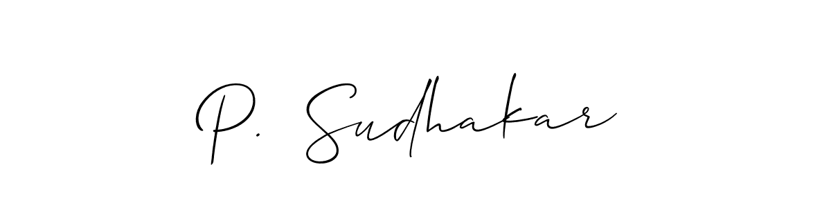 Here are the top 10 professional signature styles for the name P.  Sudhakar. These are the best autograph styles you can use for your name. P.  Sudhakar signature style 2 images and pictures png