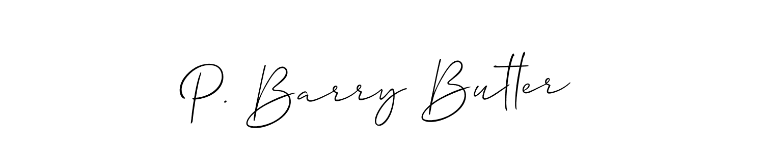 This is the best signature style for the P. Barry Butler name. Also you like these signature font (Allison_Script). Mix name signature. P. Barry Butler signature style 2 images and pictures png