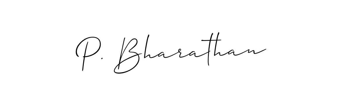 Make a beautiful signature design for name P. Bharathan. Use this online signature maker to create a handwritten signature for free. P. Bharathan signature style 2 images and pictures png