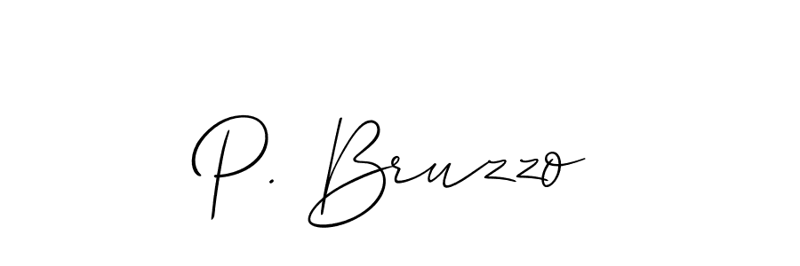 if you are searching for the best signature style for your name P. Bruzzo. so please give up your signature search. here we have designed multiple signature styles  using Allison_Script. P. Bruzzo signature style 2 images and pictures png